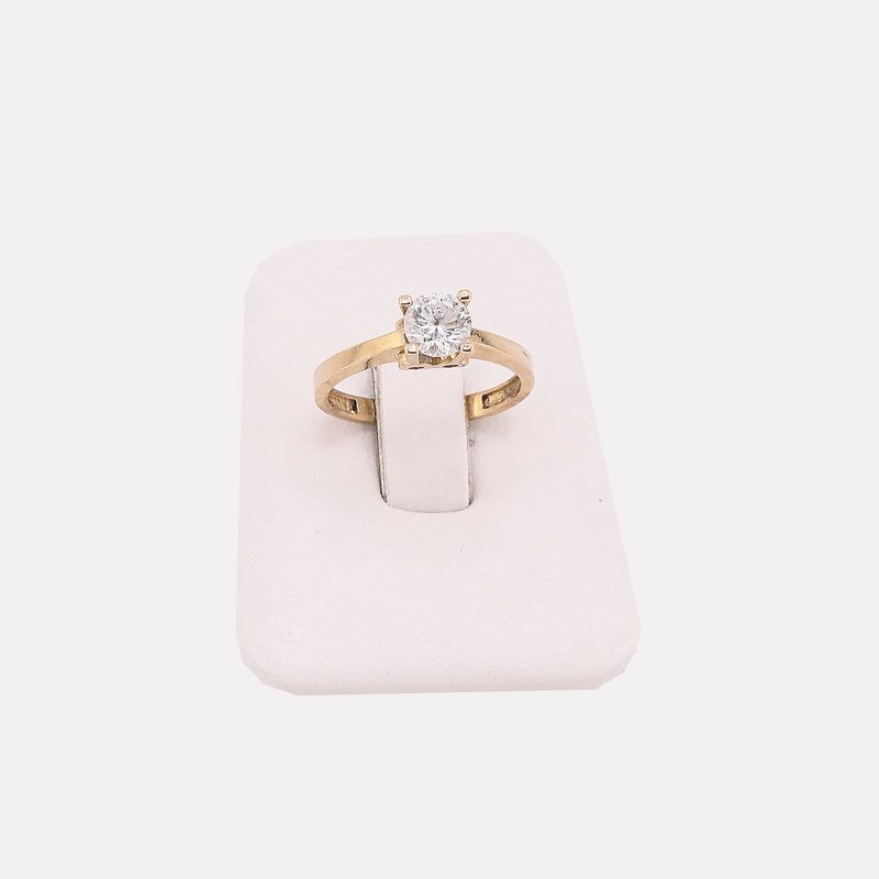 Anillo Compromiso 14k 2.6g #6.5